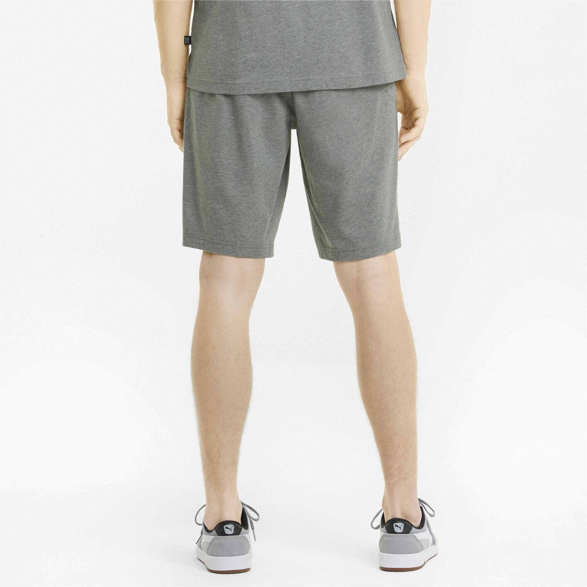 Shorts in jersey Essentials da uomo PUMA Medium Gray Heather 3/7