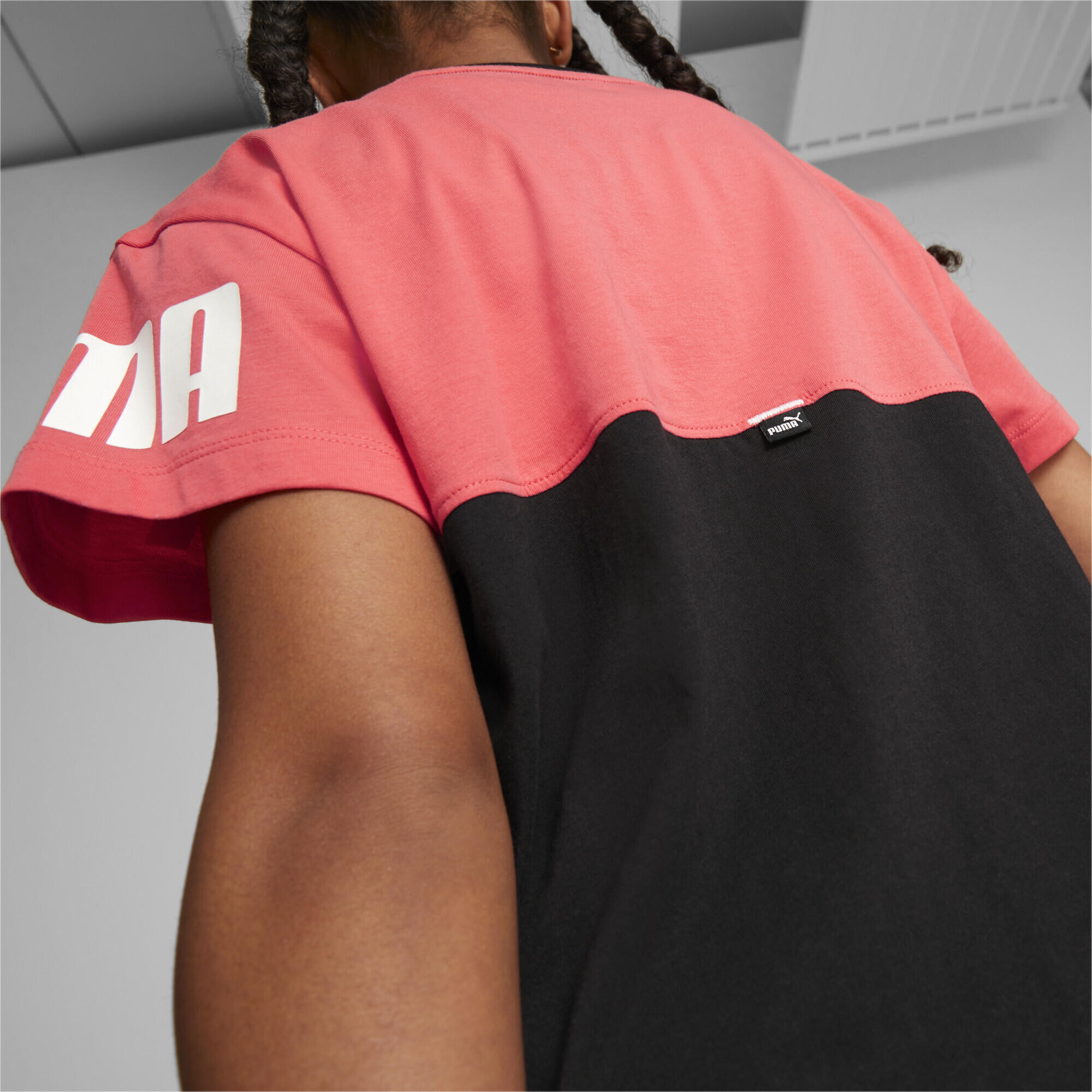 T-shirt Power Colourblock da ragazzo PUMA 4/5