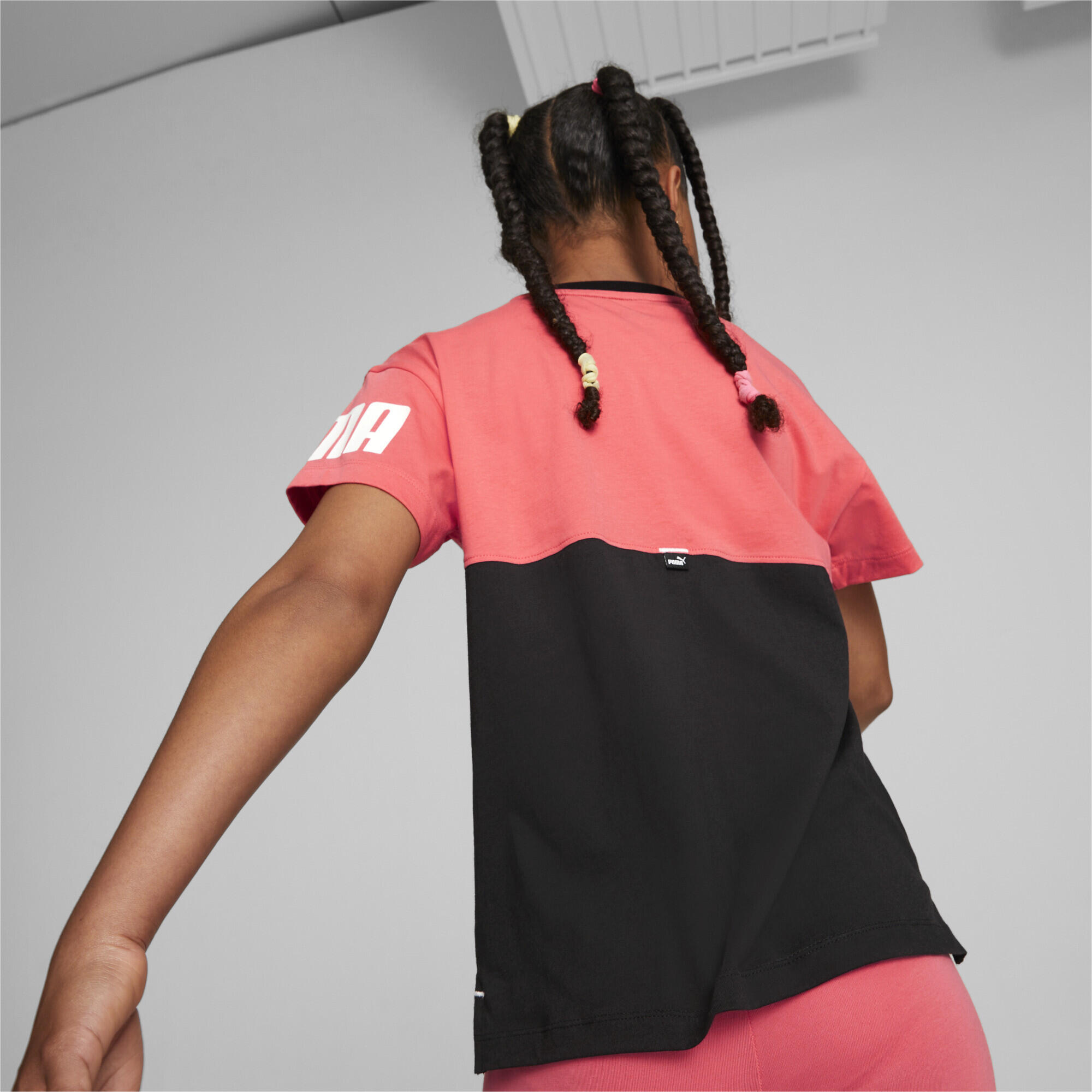 T-shirt Power Colourblock da ragazzo PUMA 5/5