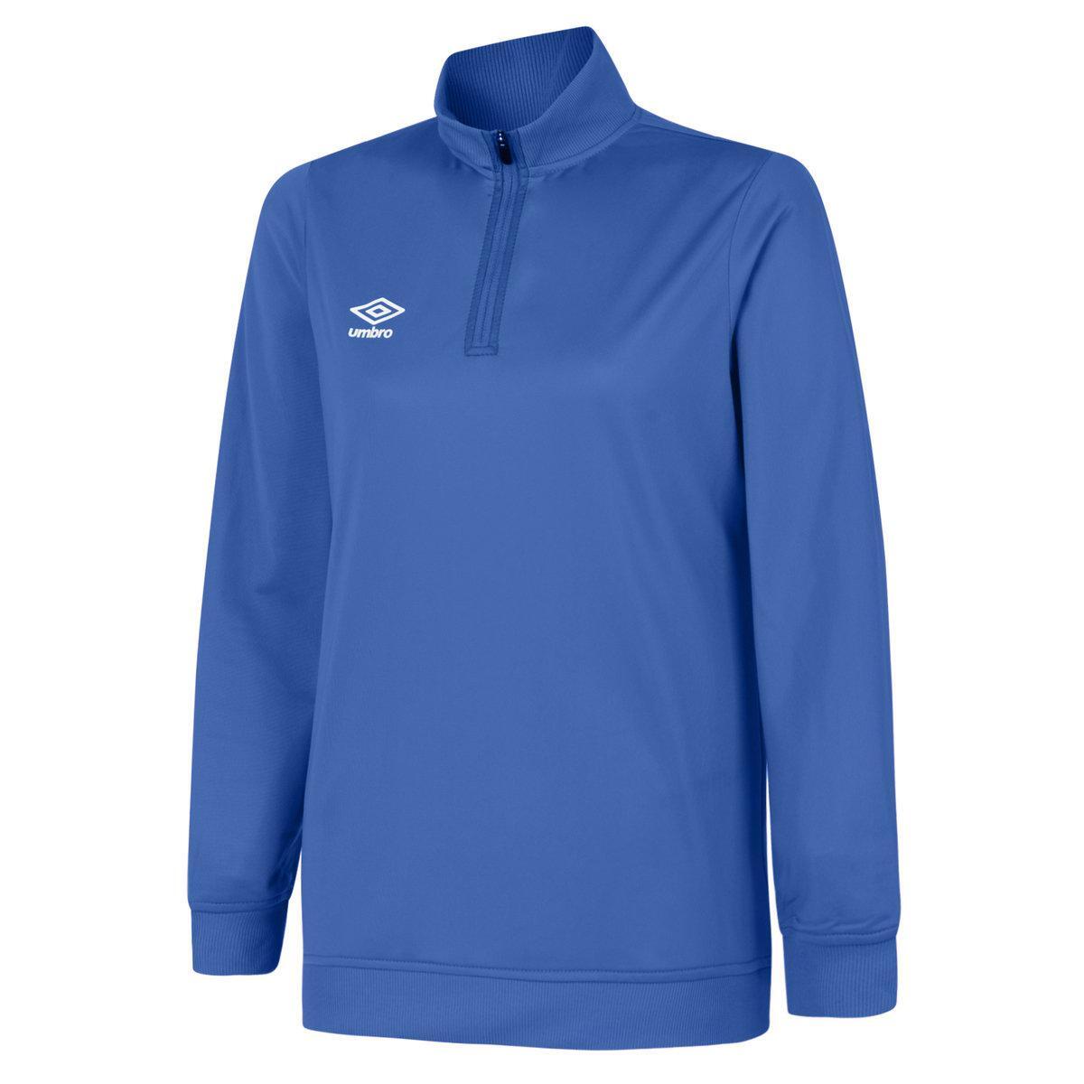 Womens/Ladies Club Essential Half Zip Sweatshirt (Royal Blue) 1/3