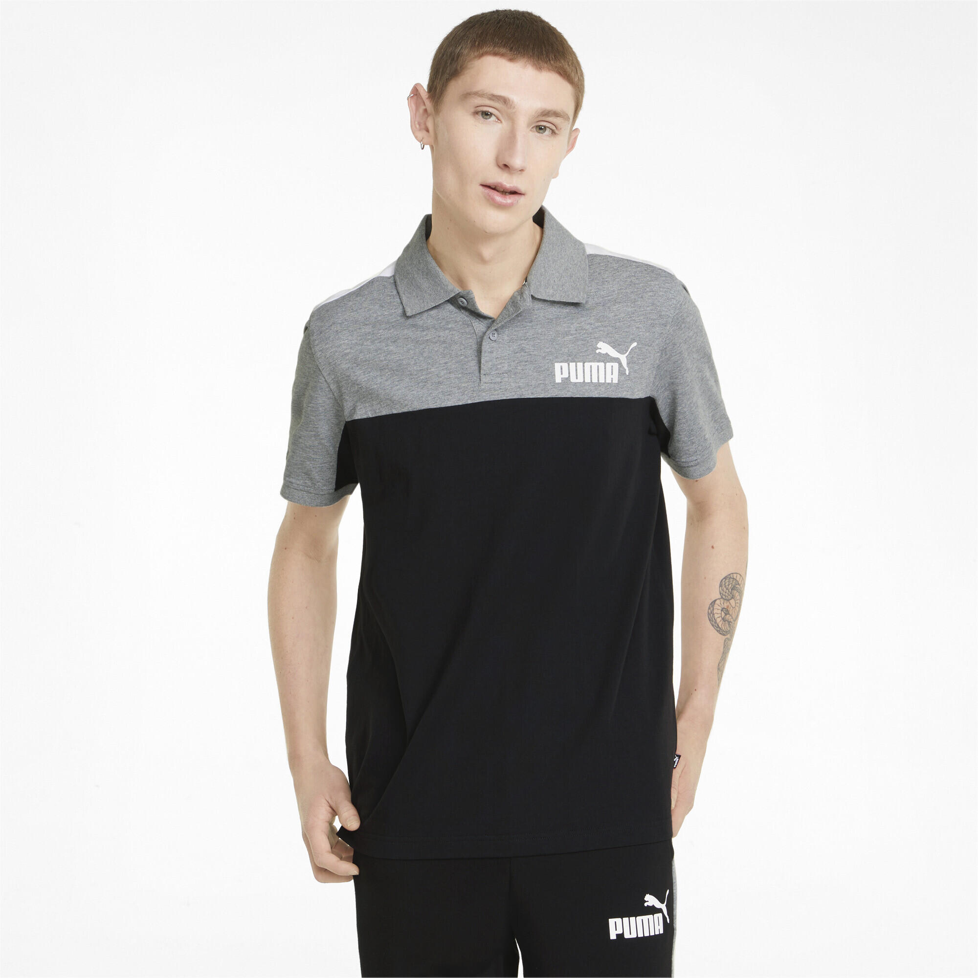 Polo Essentials+ Block Jersey da uomo PUMA 2/5