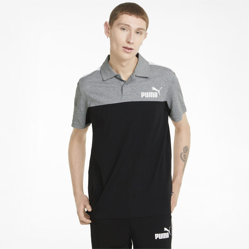 Essentials+ Block Trikot Poloshirt Herren PUMA