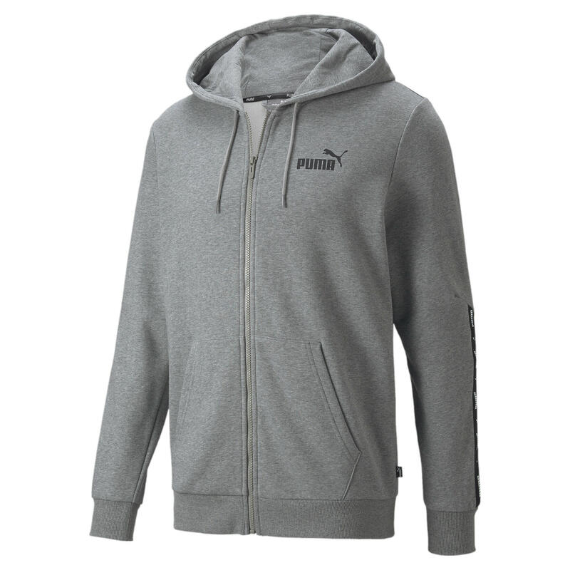 Sweat à Capuche à Fermeture Zippée Pleine Longueur Essentials+ Tape Homme PUMA