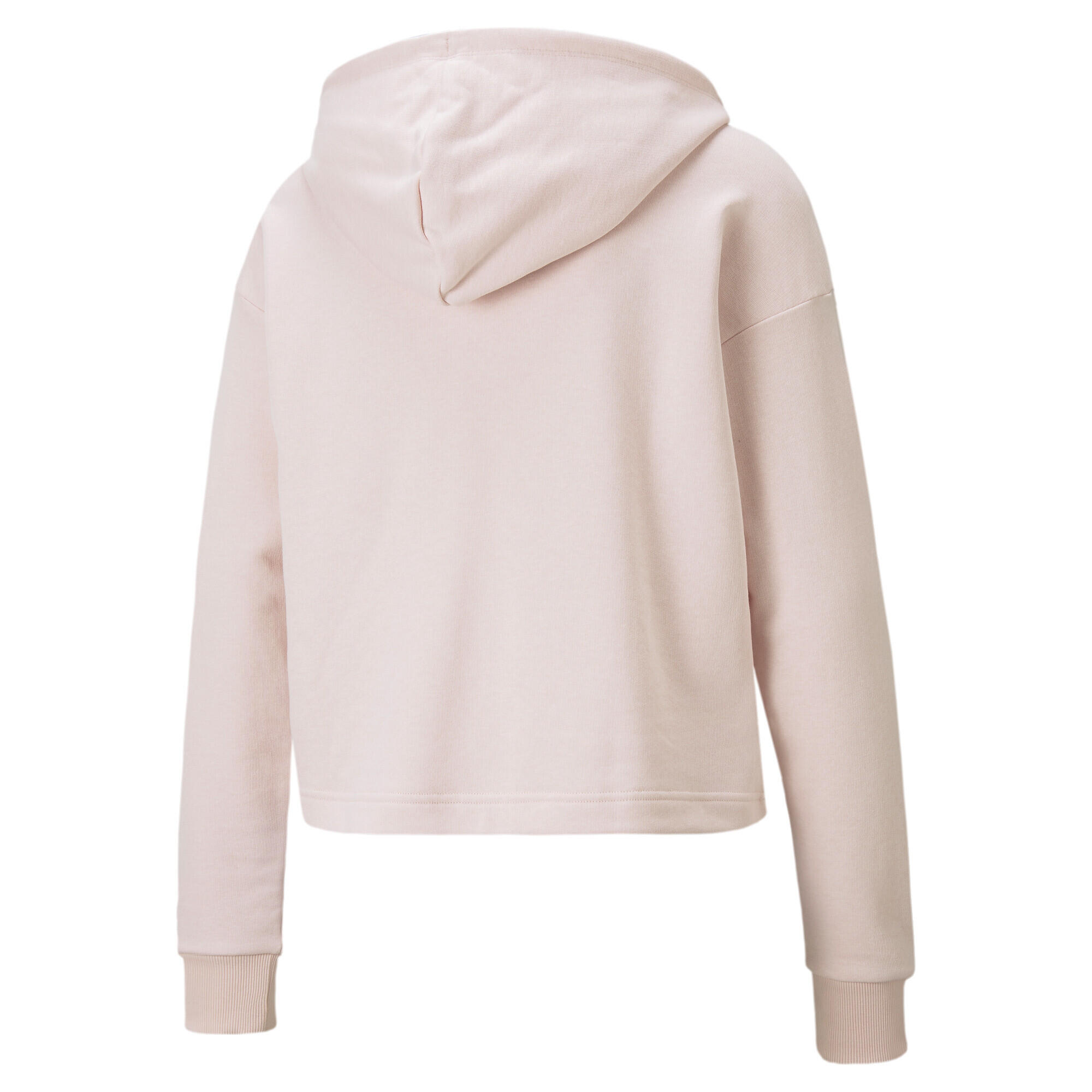 Sudadera con capucha Mujer PUMA Power Cropped Rosa claro 5/5