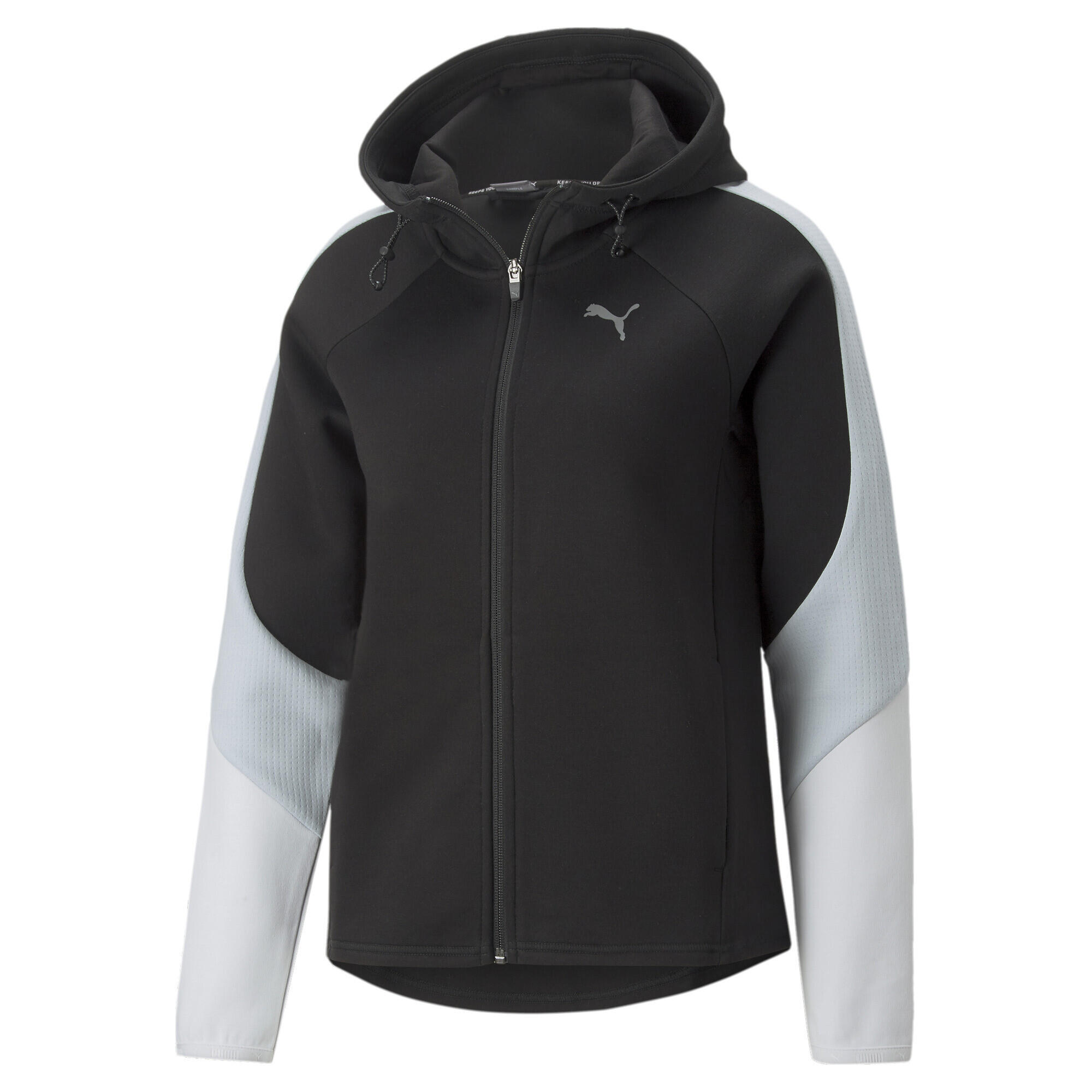 Sweatshirt damska bluza z kapturem z pełnym zamkiem Puma Evostripe