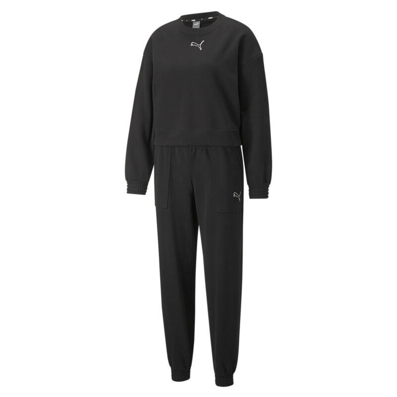 Calças de mulher adidas Essentials Studio Lounge Cuffed 3-Stripes