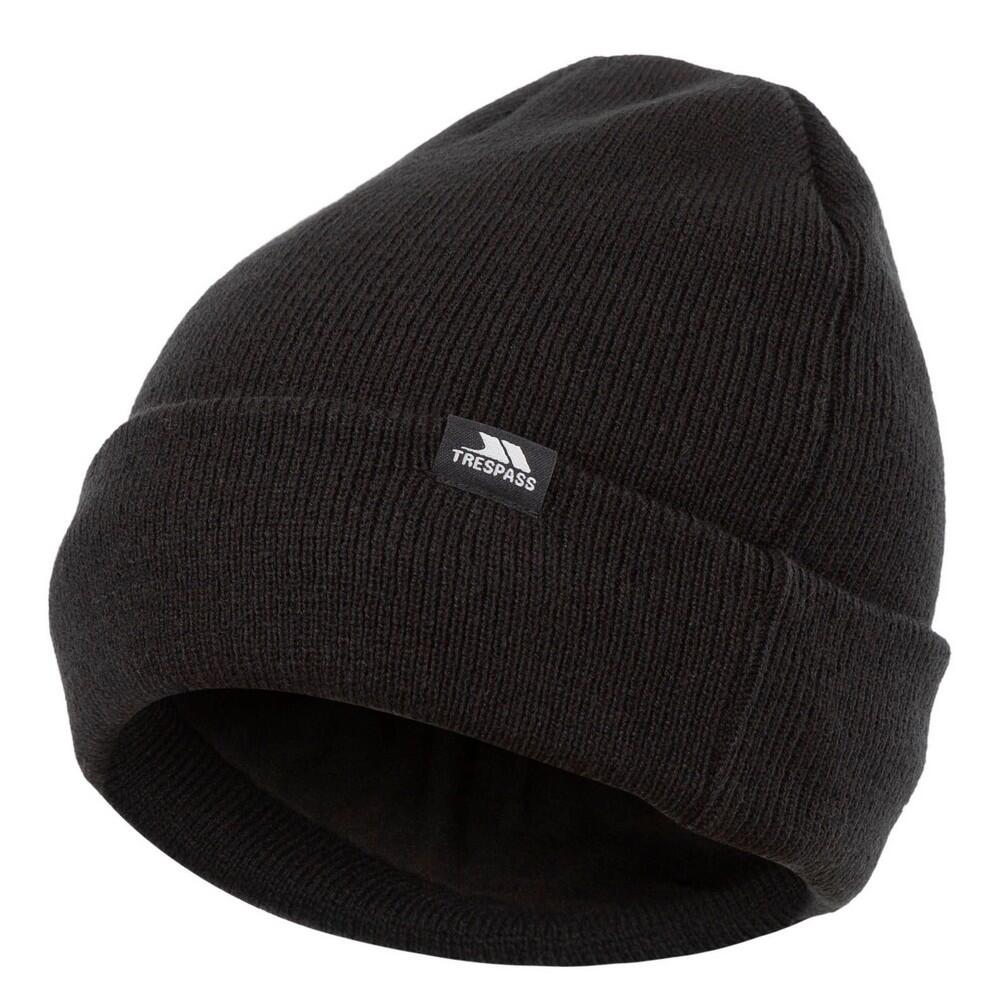 TRESPASS Unisex Littlebrook muts voor volwassenen (Zwart)