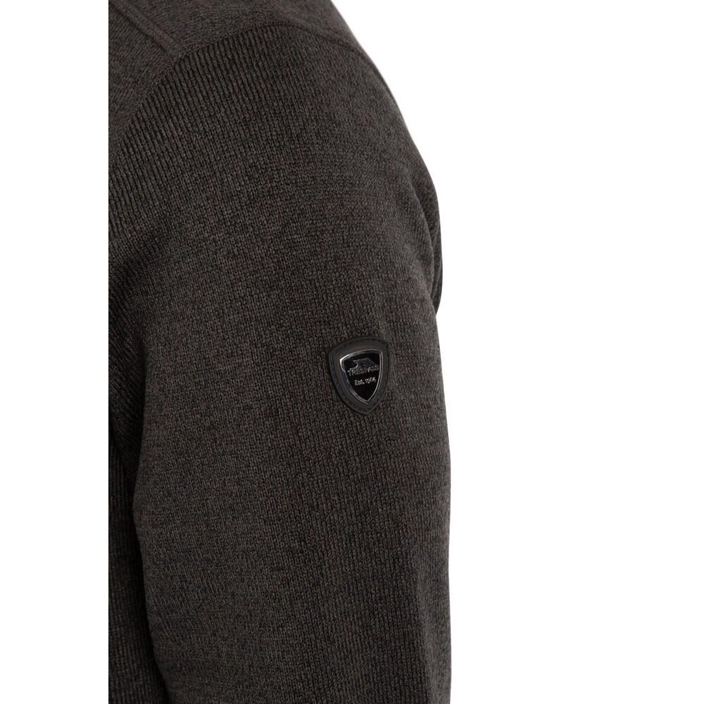 Giacca In Pile Uomo Trespass Rundel Grigio Scuro 3/5