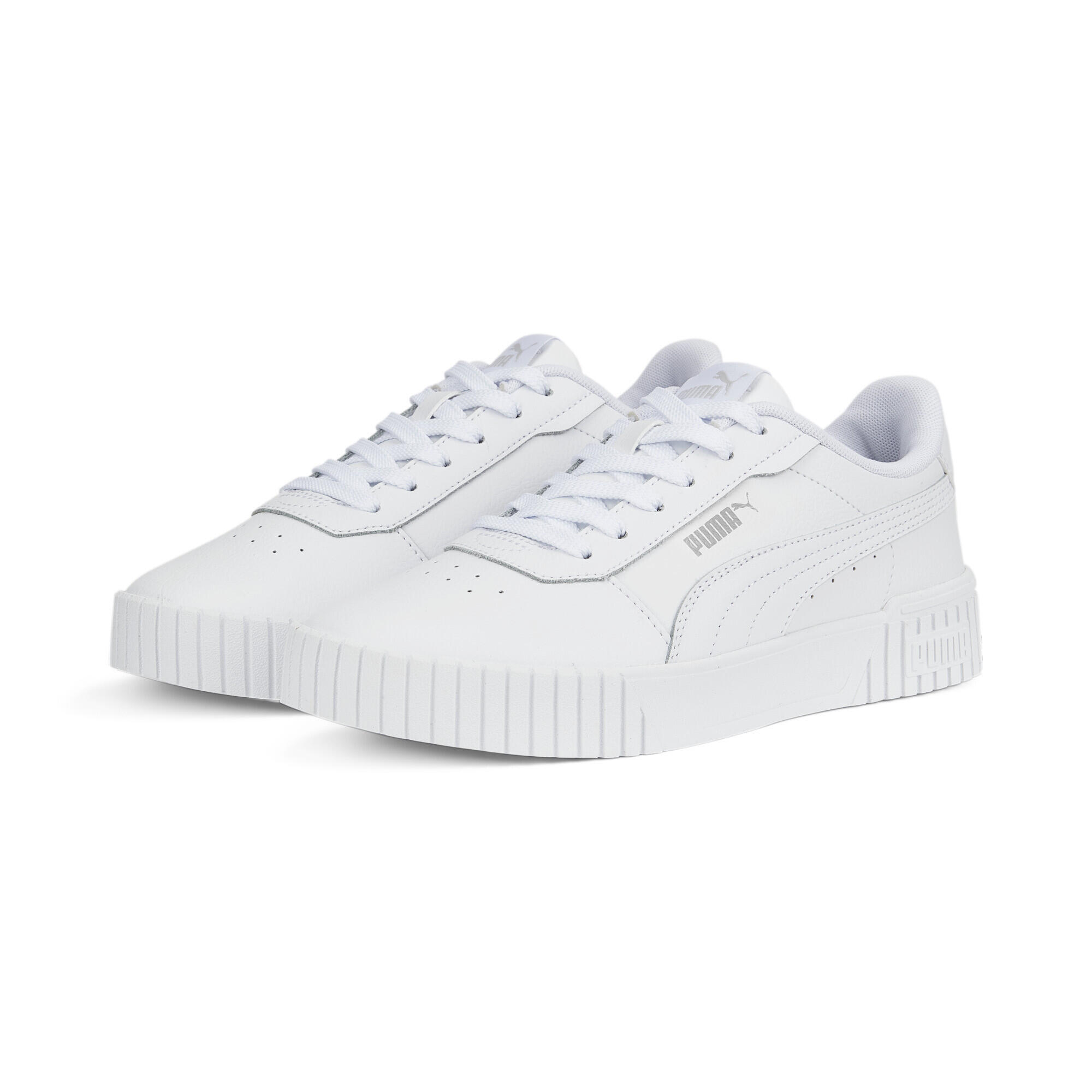 Zapatillas Mujer Carina Street PUMA White Gold Decathlon