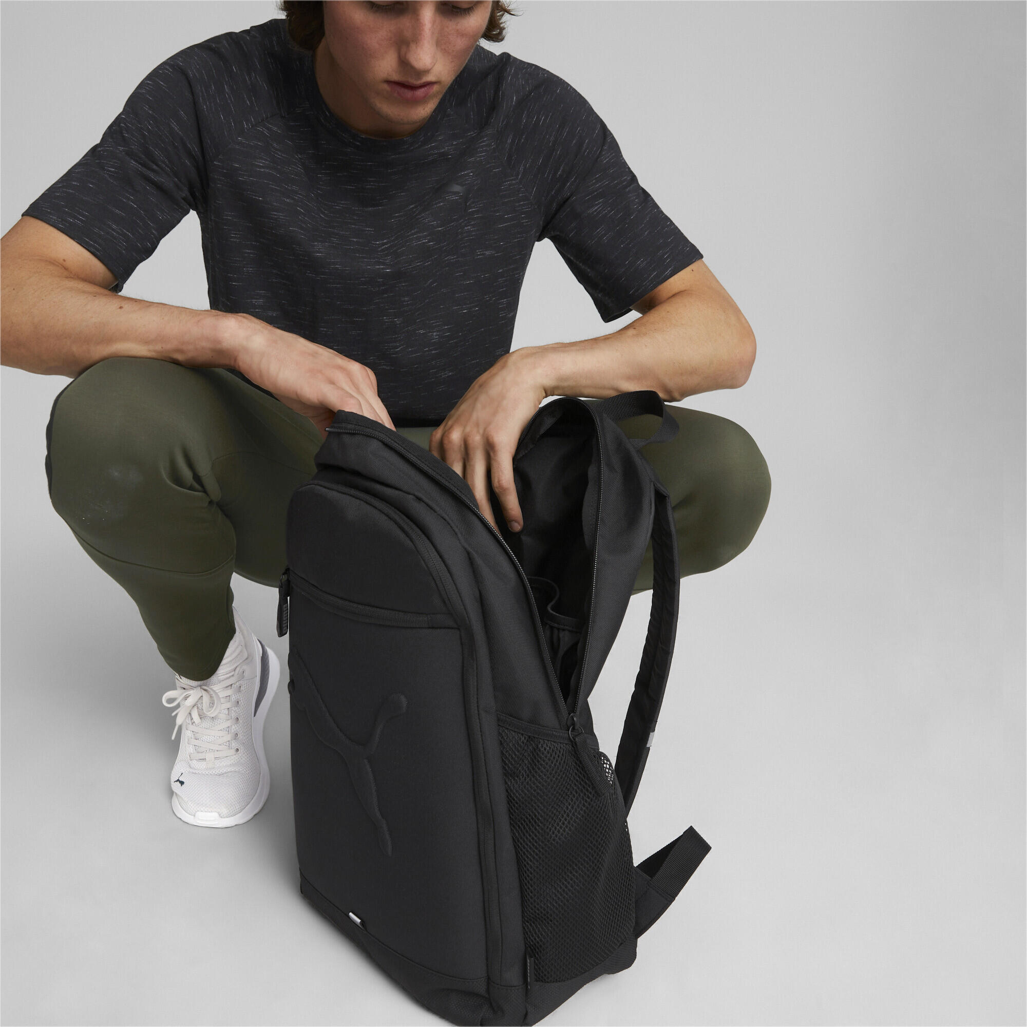 PUMA Unisex Buzz Backpack - Black 4/6