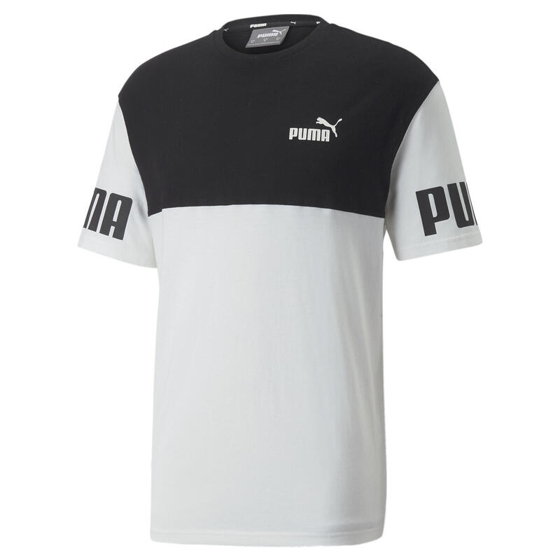 T-shirt Power Colourblock da uomo PUMA