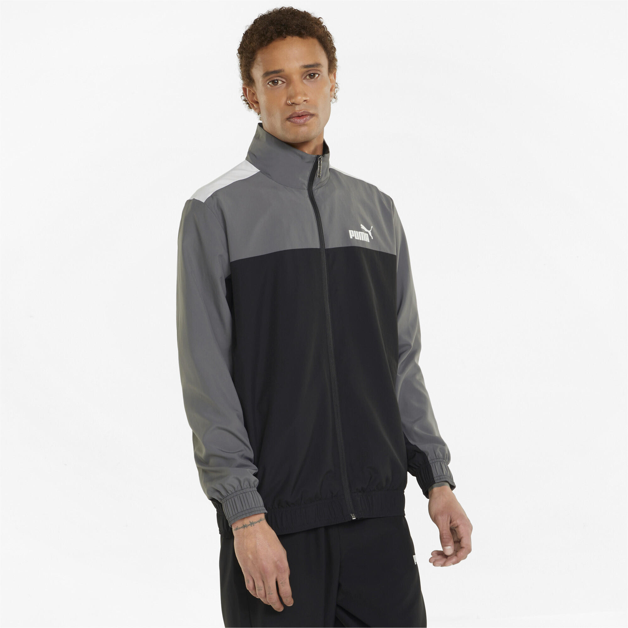 Puma - Fato de treino cinza/preto 847421-01 2/5
