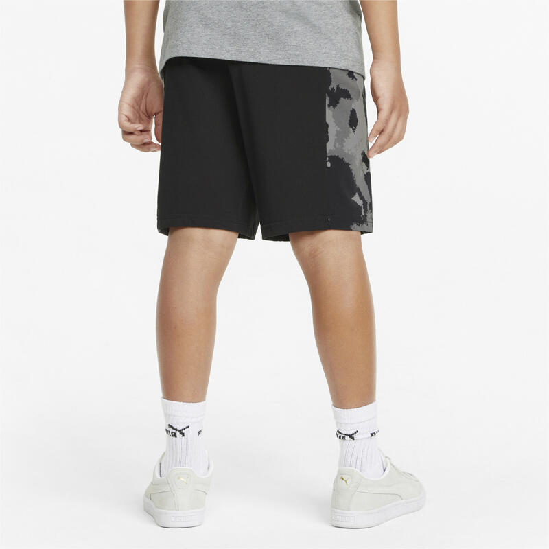 Shorts Niños PUMA Alpha Jersey Negro