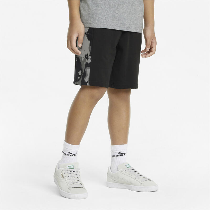 Shorts Niños PUMA Alpha Jersey Negro