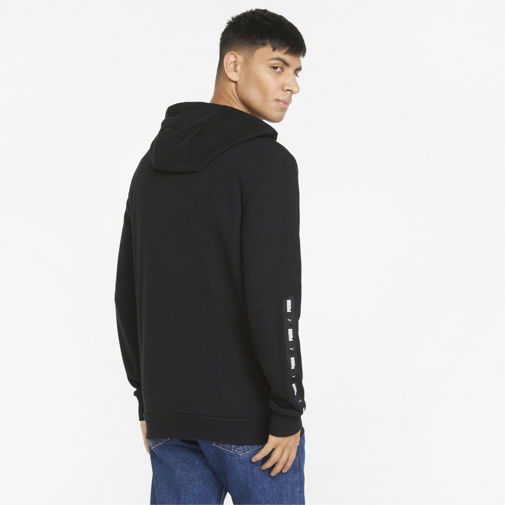 Sweat à Capuche à Fermeture Zippée Pleine Longueur Essentials+ Tape Homme PUMA 3/7