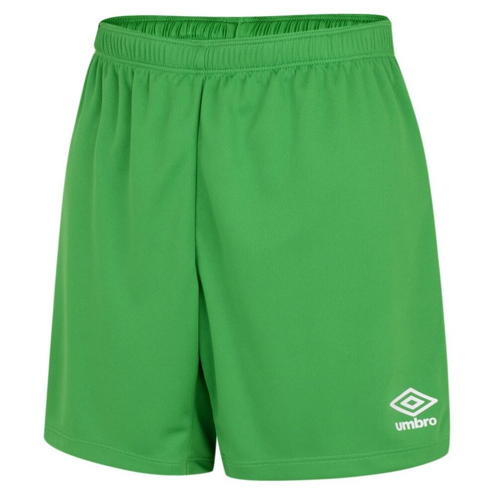 Womens/Ladies Club Logo Shorts (Emerald) 1/2