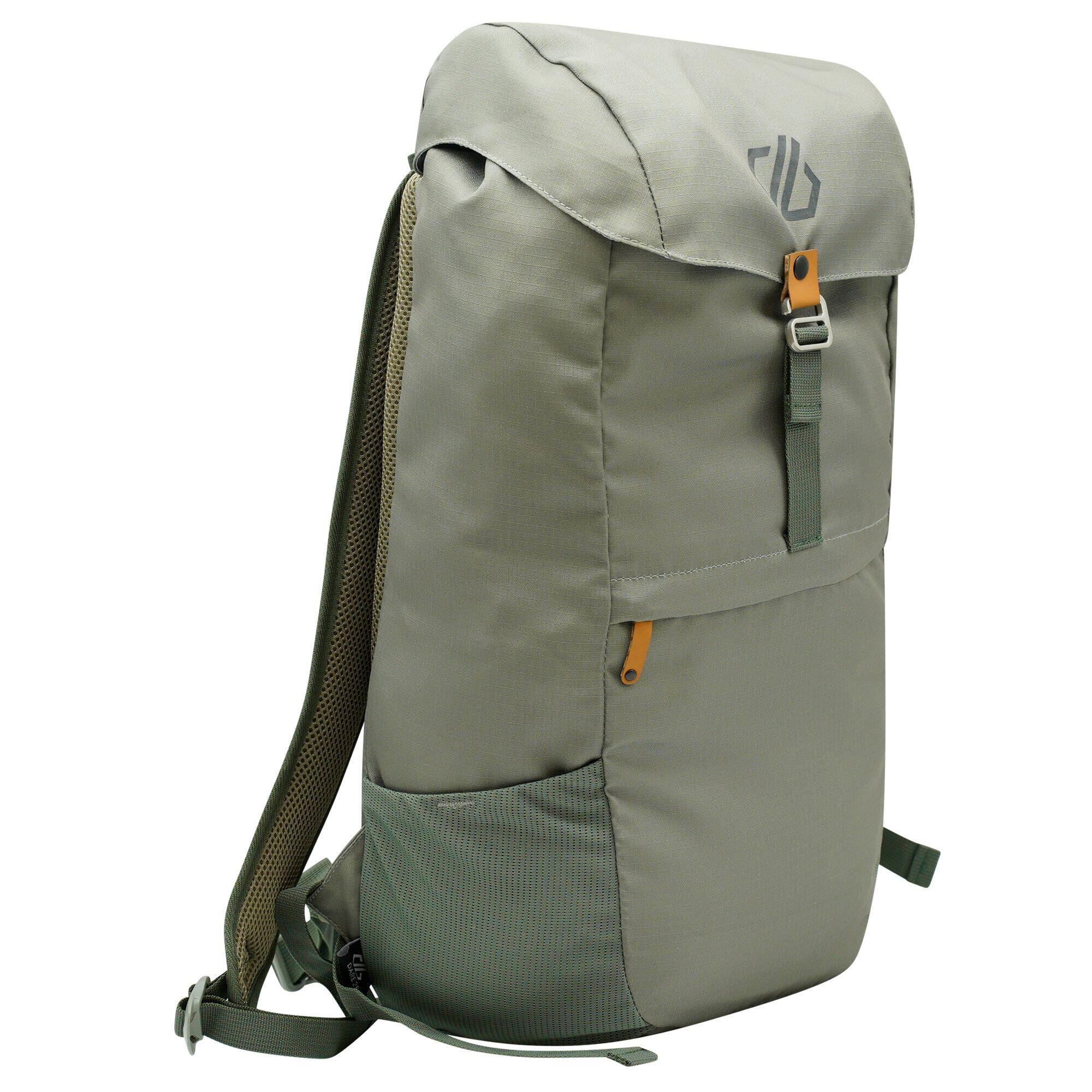 Offbeat Leather Trim 25L Backpack (Agave Green/Gold Fawn) 3/4
