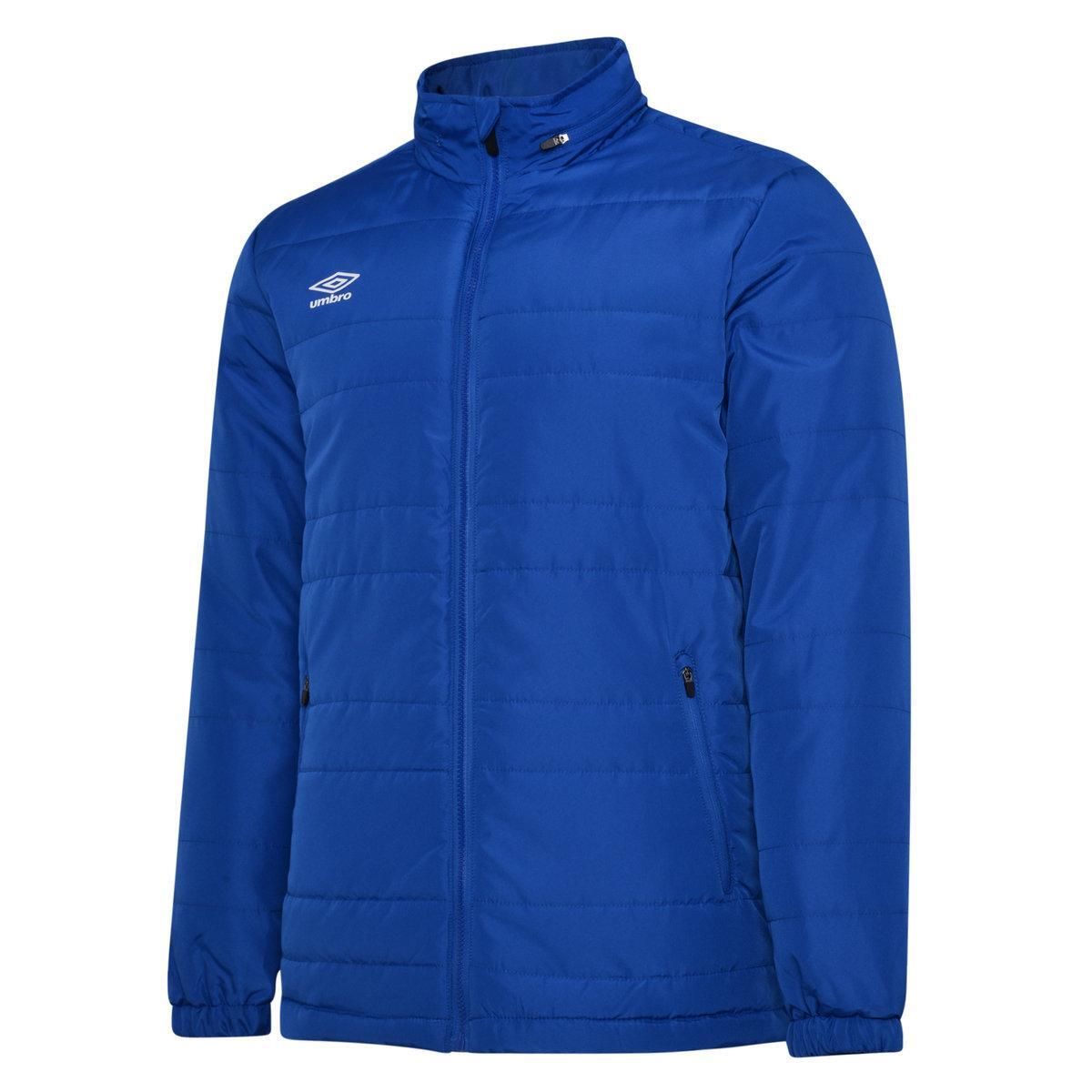 UMBRO Mens Club Essential Bench Jacket (Royal Blue)