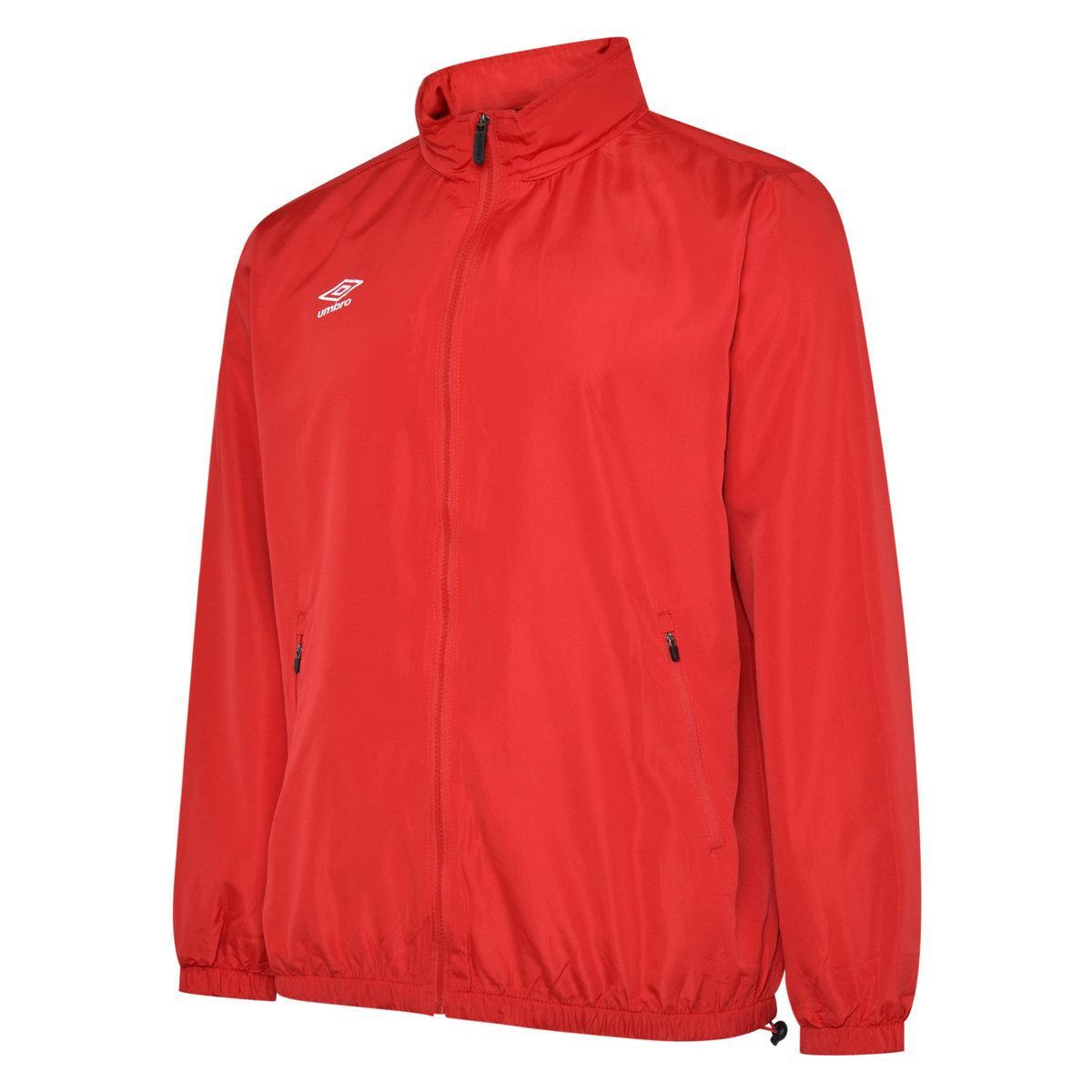 UMBRO Childrens/Kids Club Essential Light Waterproof Jacket (Vermillion)