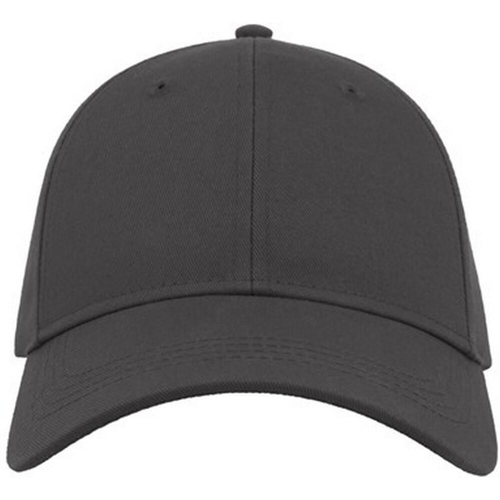 Unisex Adult Curved Twill Baseball Cap (Dark Grey) 1/3