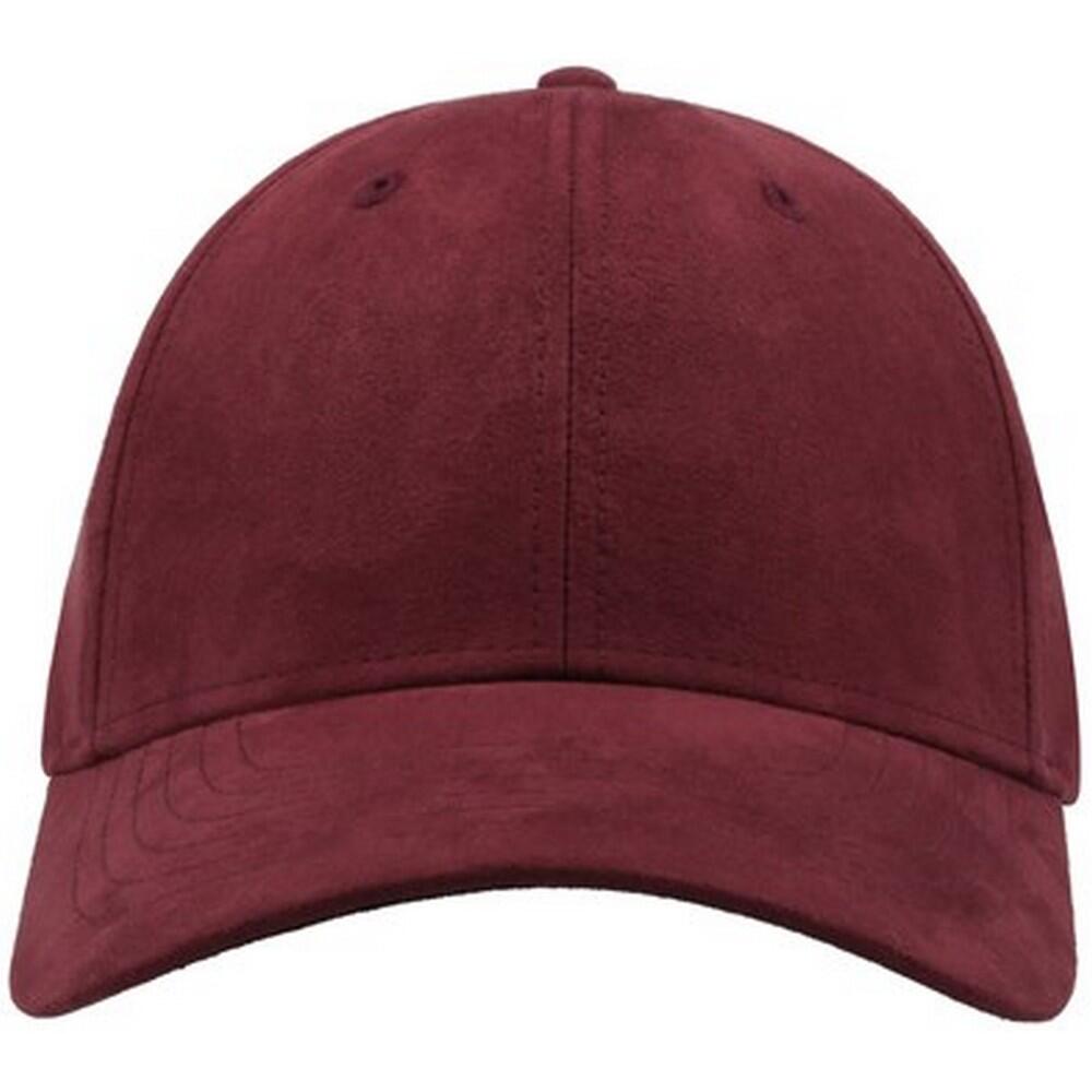 ATLANTIS Unisex Adult Fam 6 Panel Sueded Baseball Cap (Burgundy)