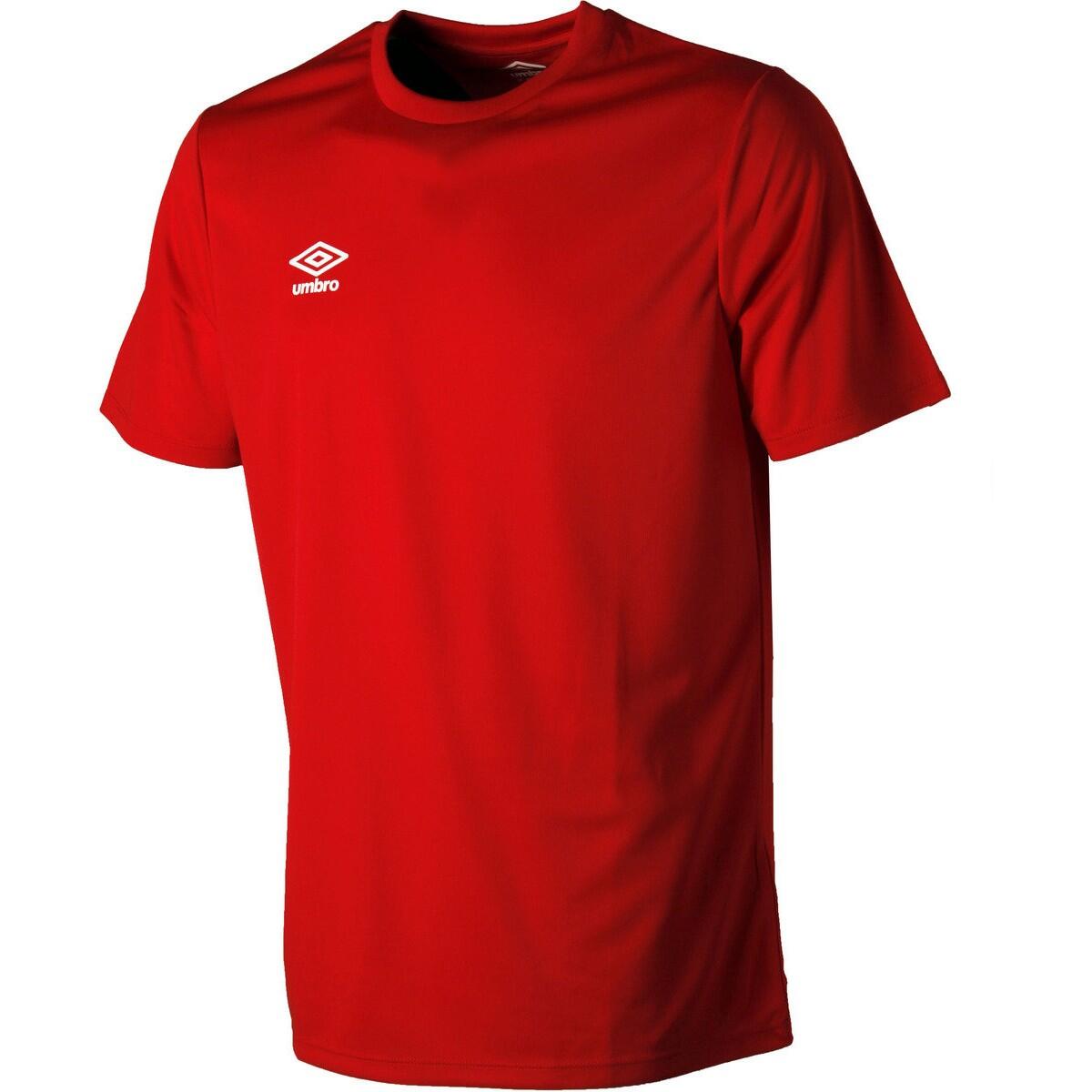 UMBRO Mens Club ShortSleeved Jersey (Vermillion)