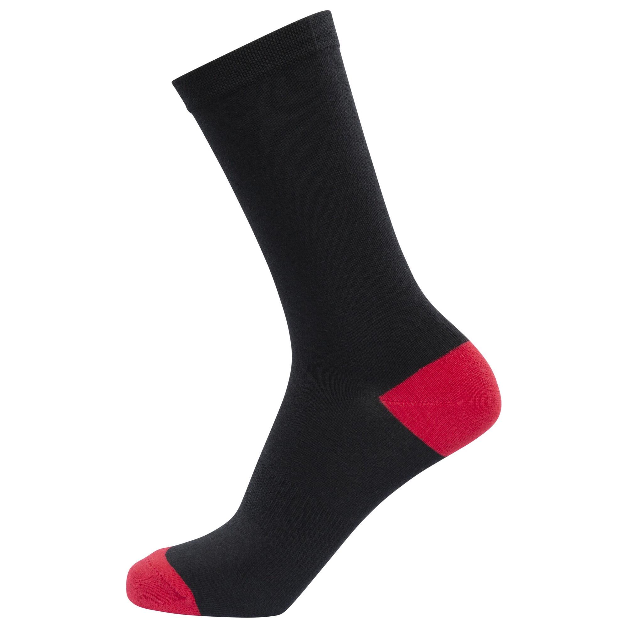 TRESPASS Unisex Adult Solace Socks (Pack of 5) (Black)