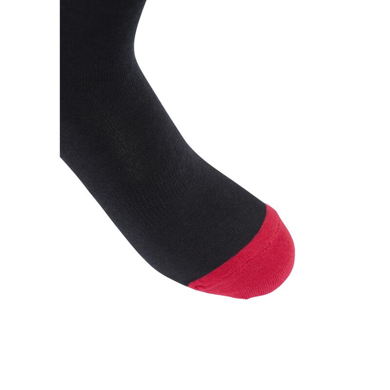 Unisex Adult Solace Socks (Pacote de 5) Preto