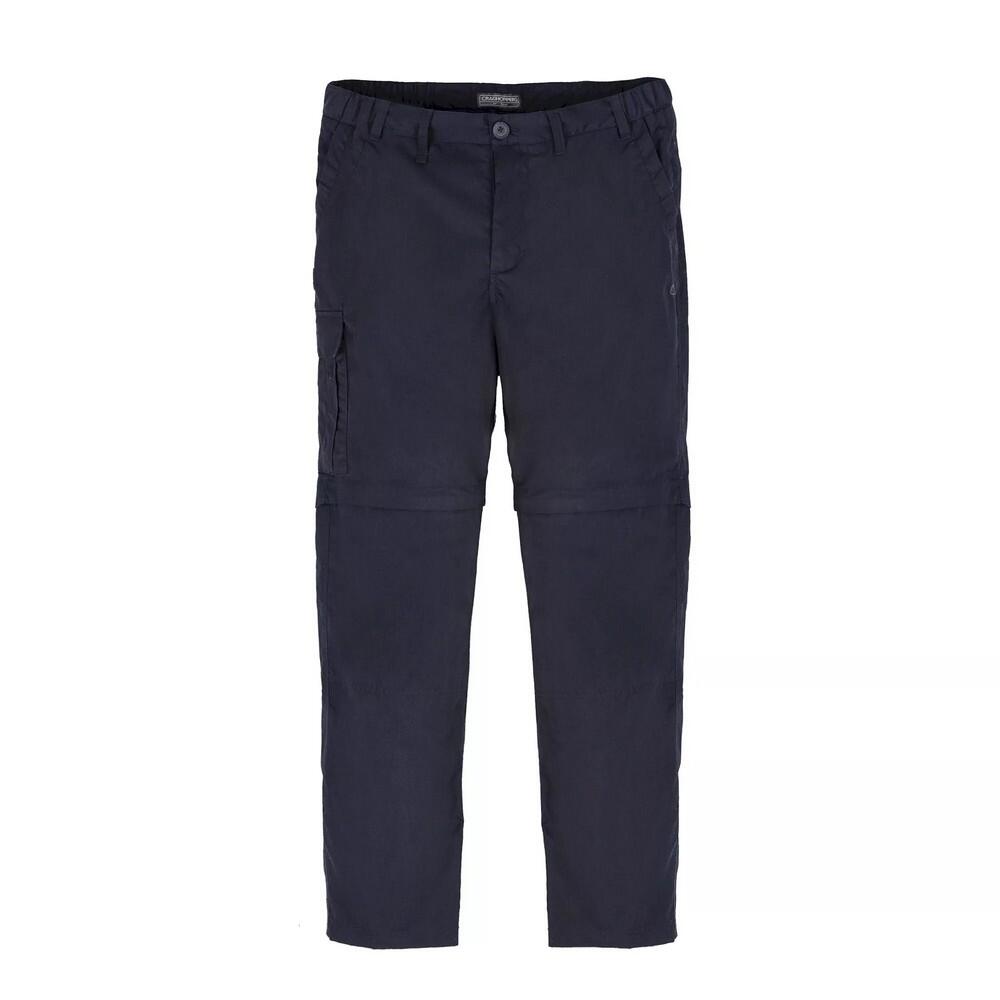 Mens Expert Kiwi Convertible Tailored Trousers (Dark Navy)