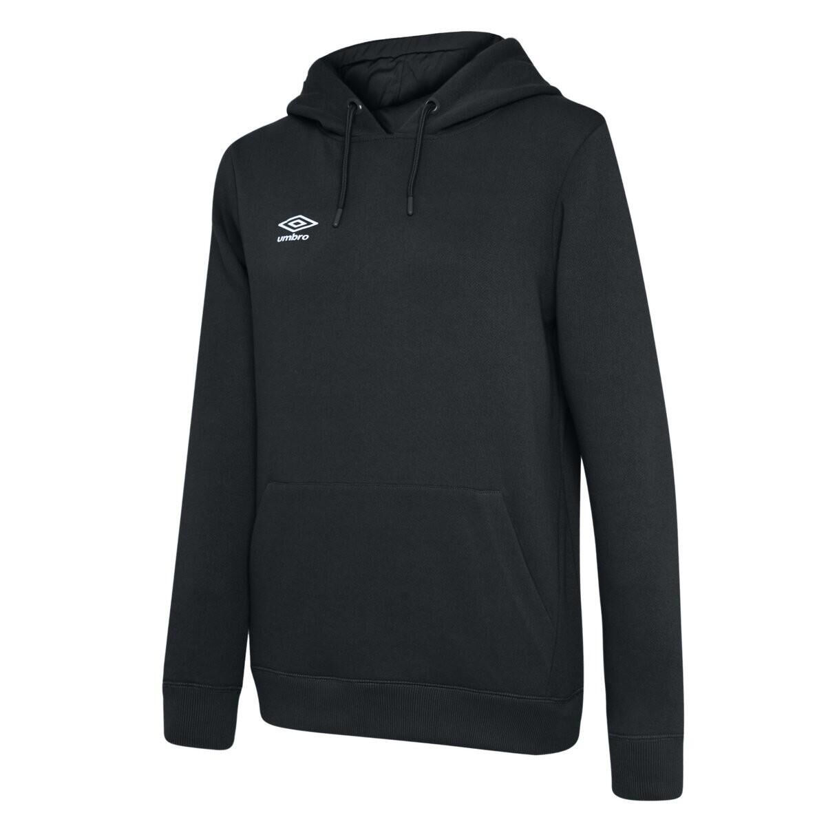 UMBRO Womens/Ladies Club Leisure Hoodie (Black/White)