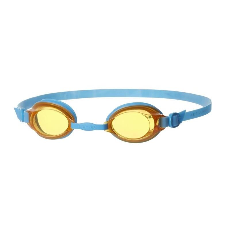 "Jet" Schwimmbrille für Kinder Blau/Orange