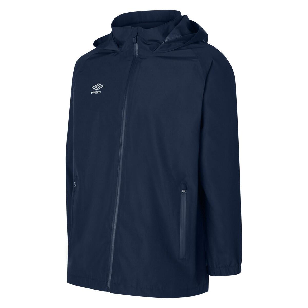 UMBRO Childrens/Kids Club Essential Waterproof Jacket (Dark Navy)