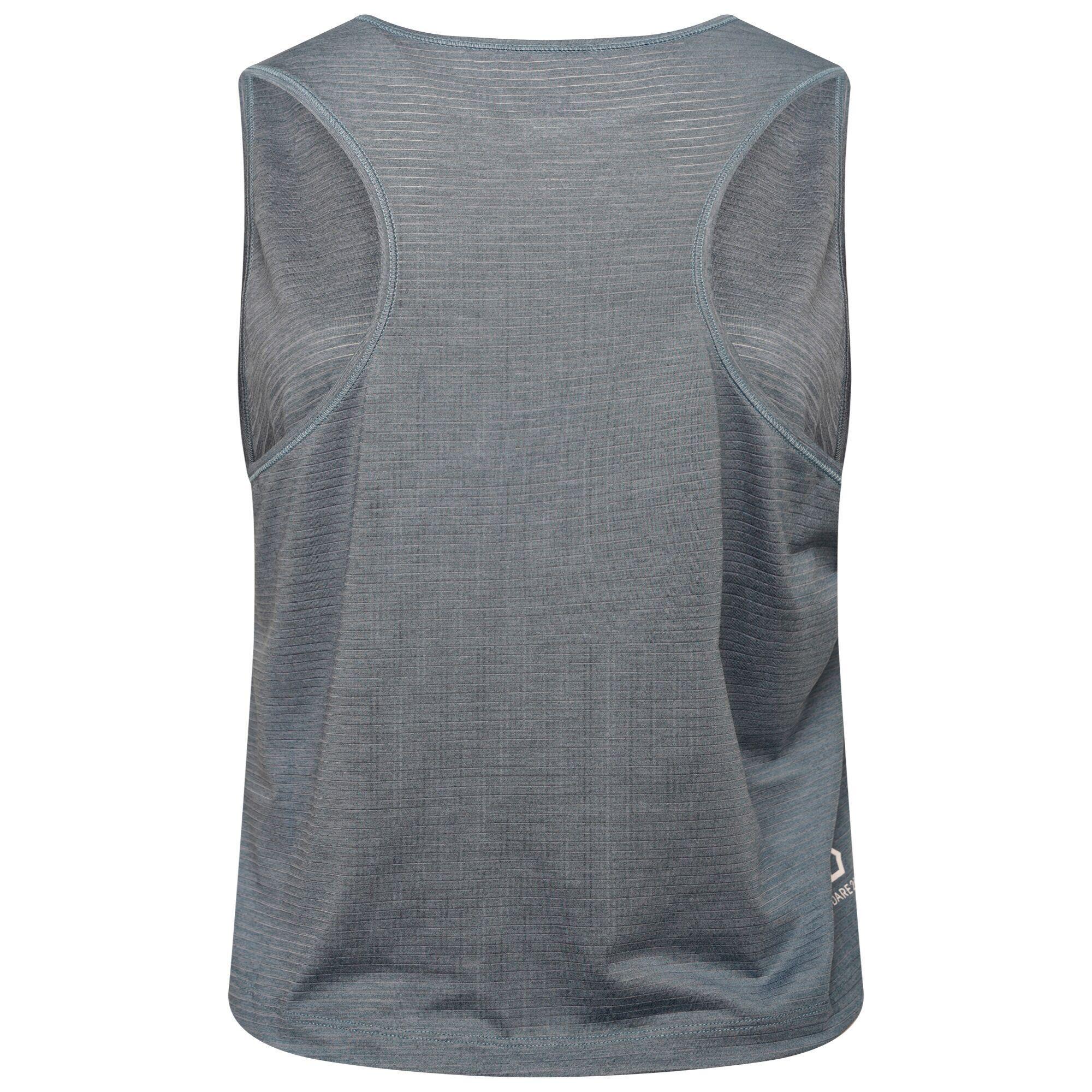 Women's MEDITATE tank top (Grey-blue)