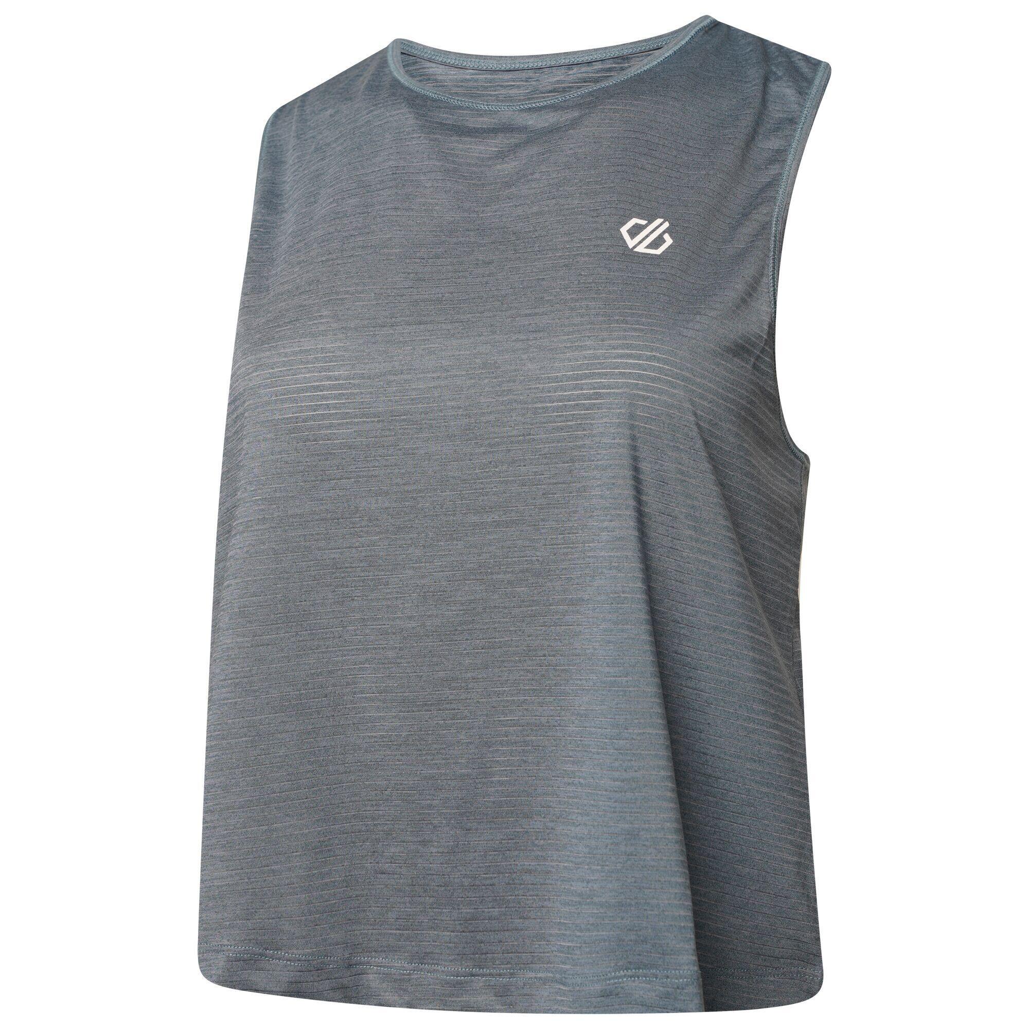 Women's MEDITATE tank top (Grey-blue)