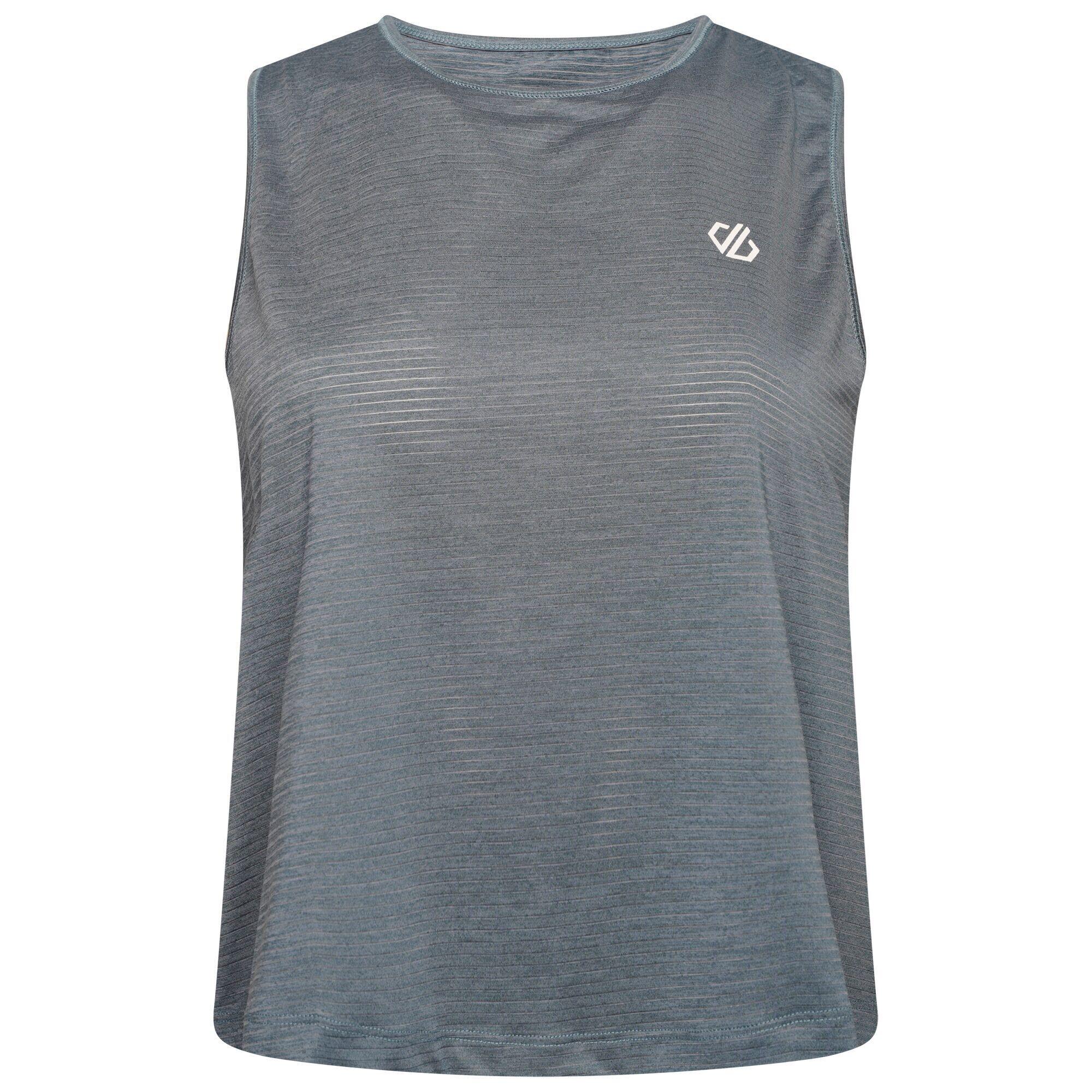 Women's MEDITATE tank top (Grey-blue)