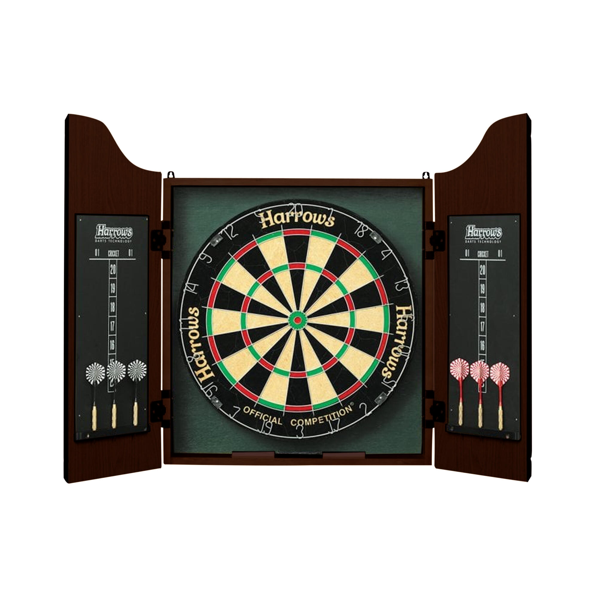 Armoire Pour Jeu De Fléchettes (Marron) 2/2