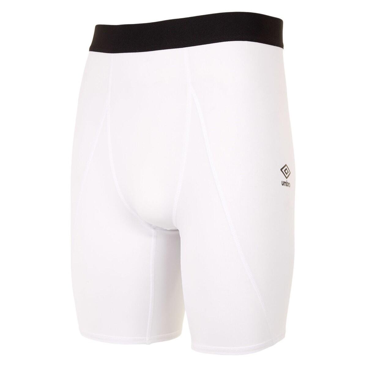 Mens Core Power Logo Base Layer Shorts (White) 1/3