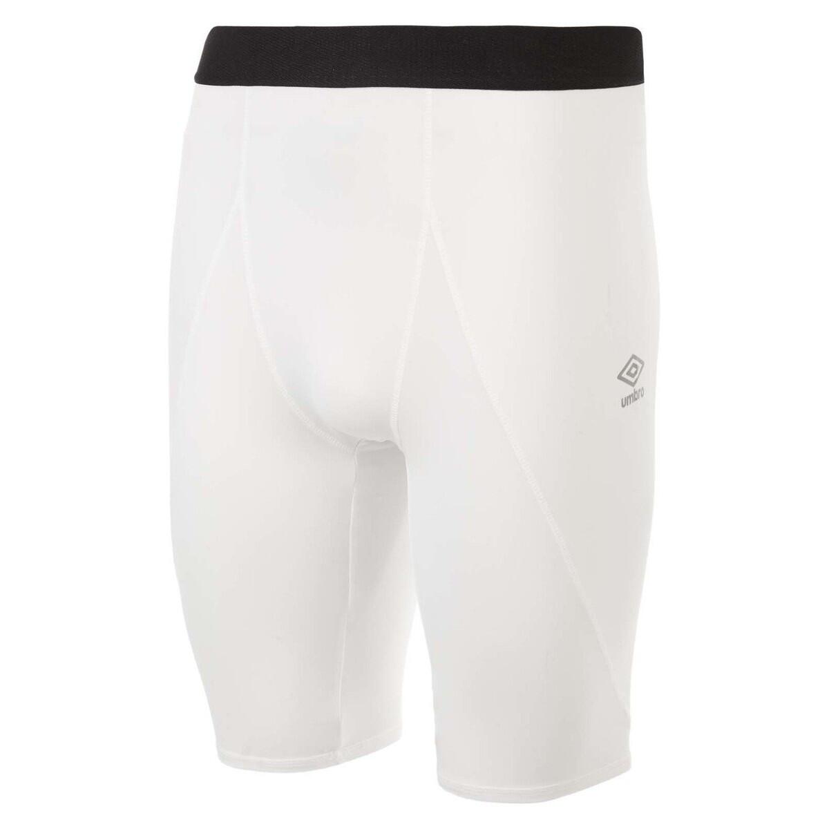 UMBRO Mens Player Elite Power Shorts (White)