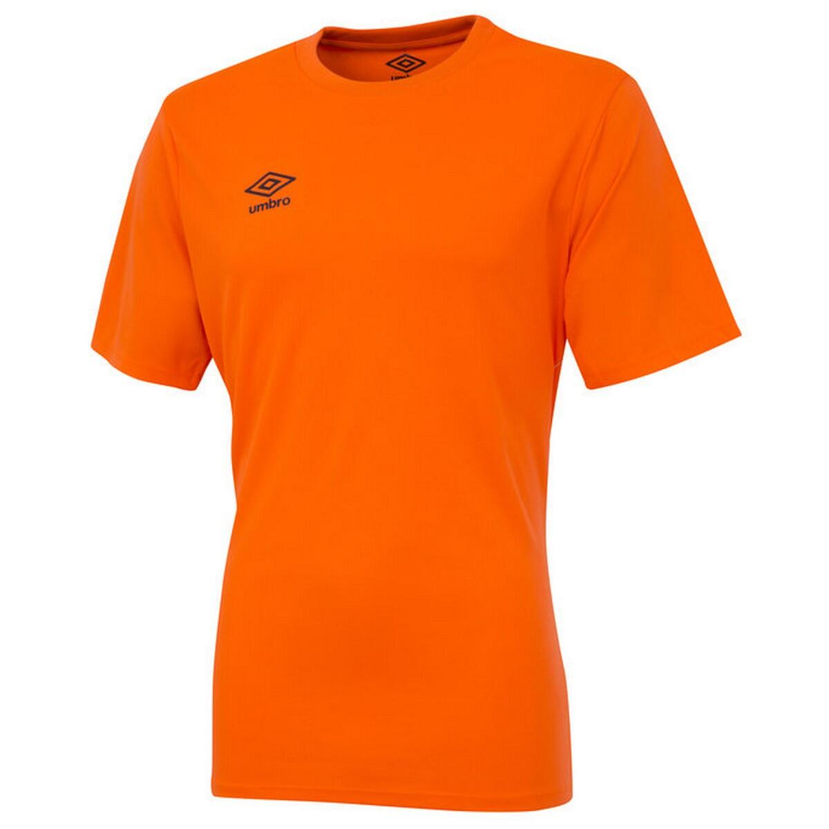 UMBRO Mens Club ShortSleeved Jersey (Shocking Orange)