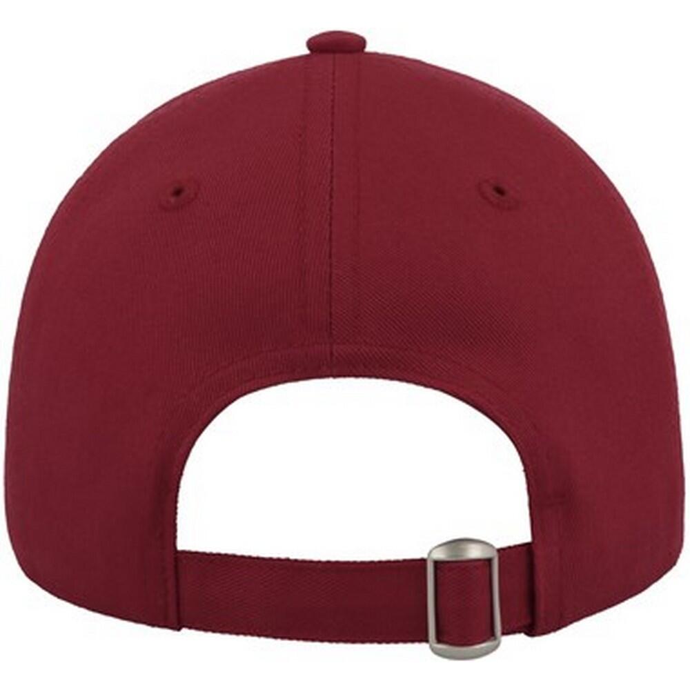 Unisex Adult Curved Twill Baseball Cap (Burgundy) 2/3