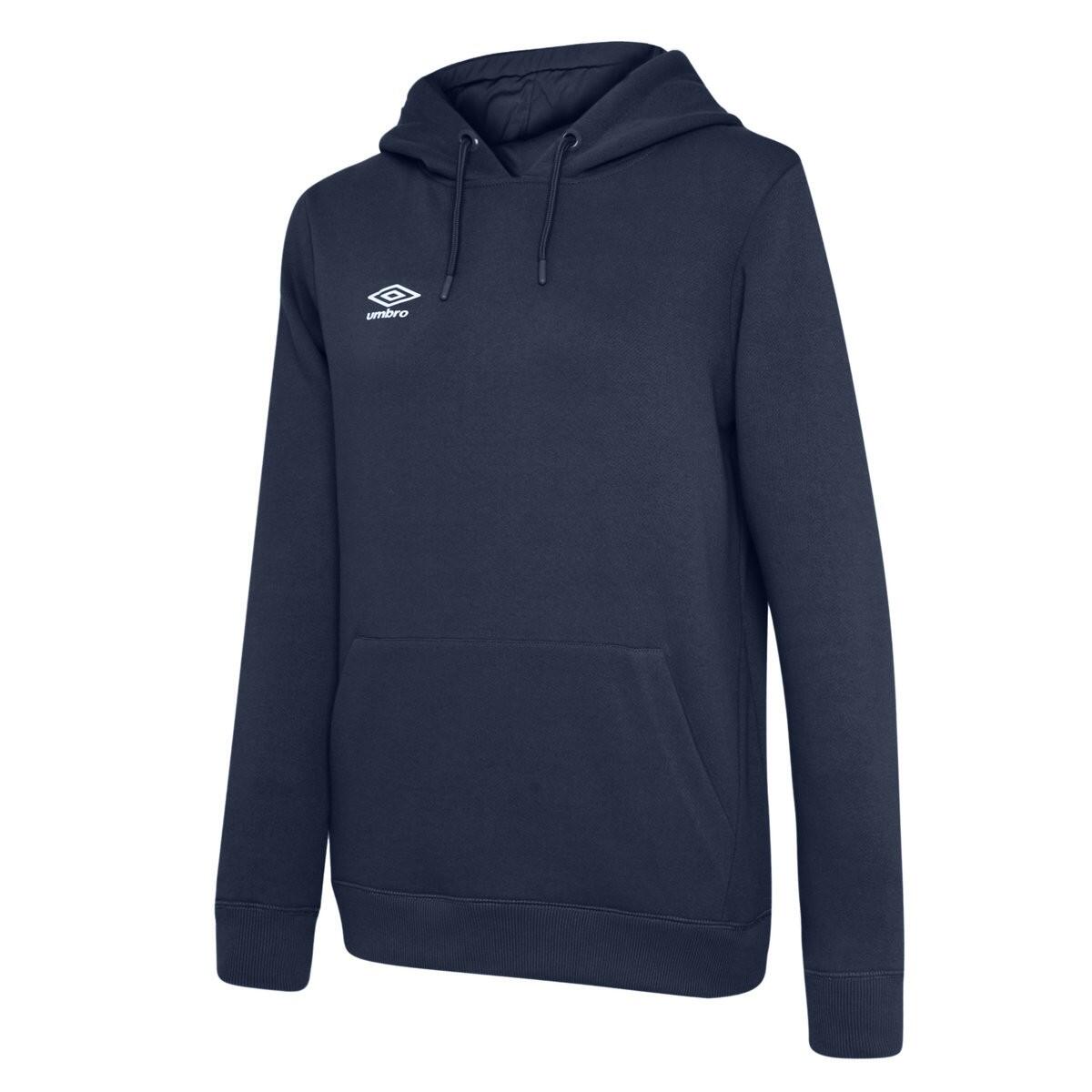 Felpa con cappuccio CLUB LEISURE da donna (Navy / Bianco)