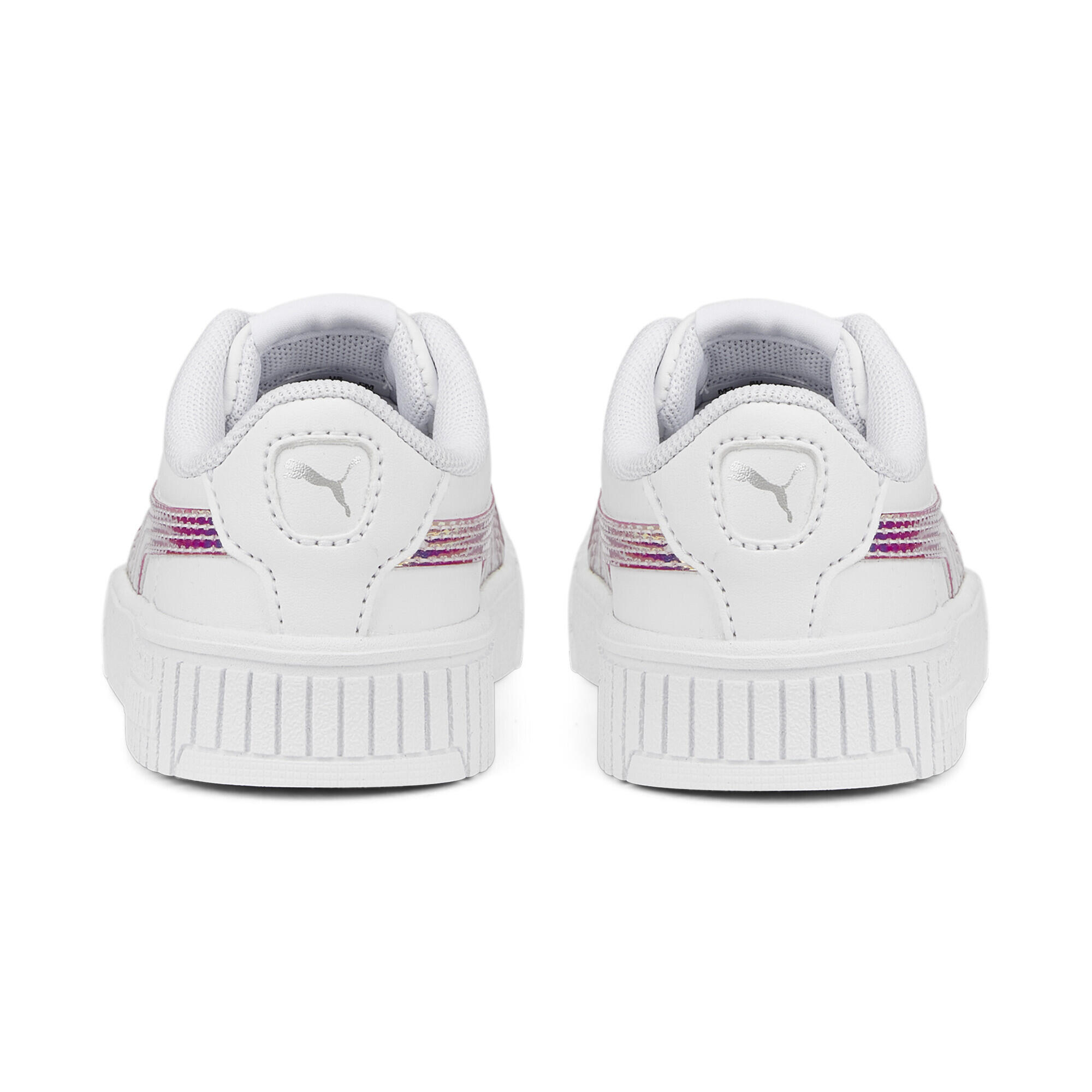 Dívčí tenisky Carina 2.0 Holo PUMA White Silver Gray 4/7