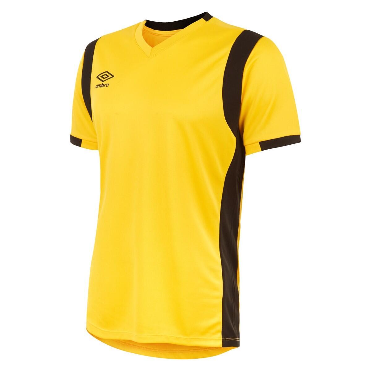 UMBRO Mens Spartan ShortSleeved Jersey (Yellow/Black)