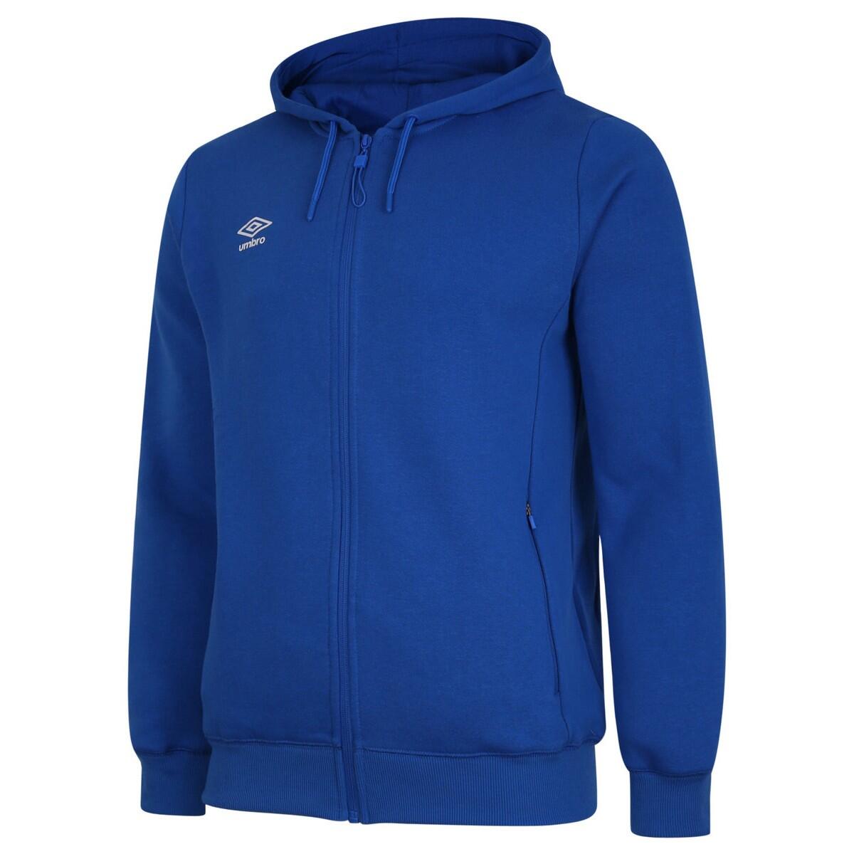 Men's CLUB LEISURE hooded jacket (Royal blue / White)