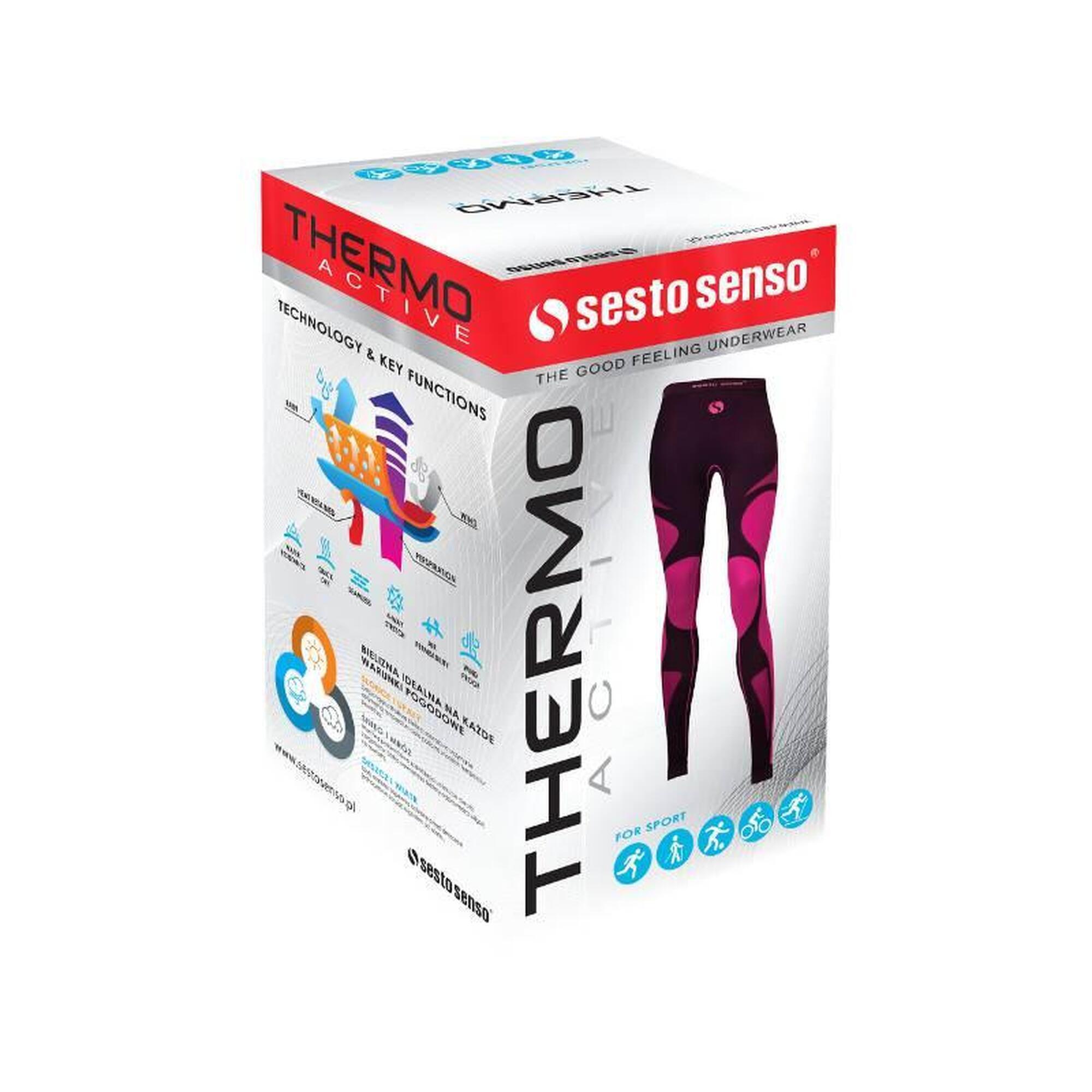 Koszulka termoaktywna Sesto Senso Thermo Active Róż Woman
