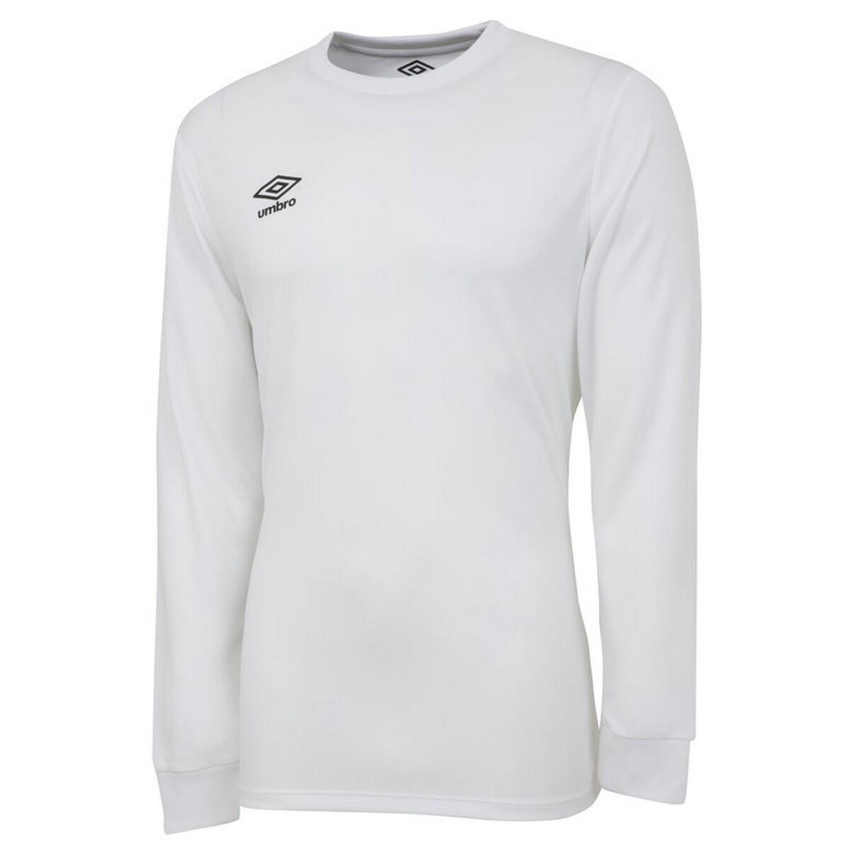 UMBRO Mens Club LongSleeved Jersey (White)