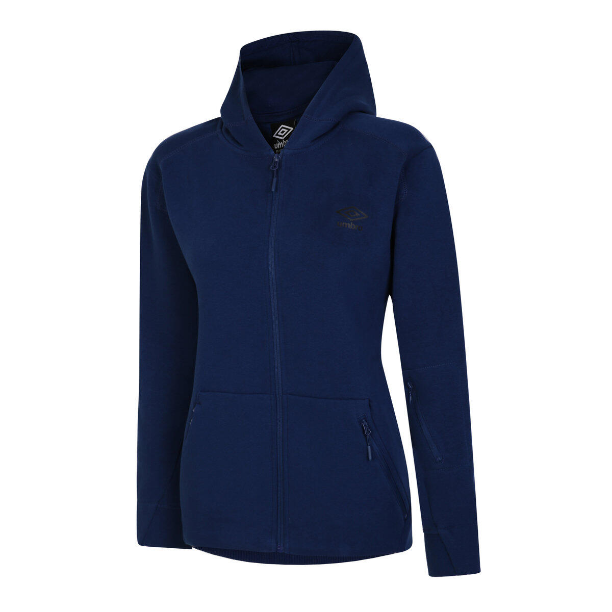 Womens/Ladies Pro Elite Fleece Jacket (Navy) 1/4