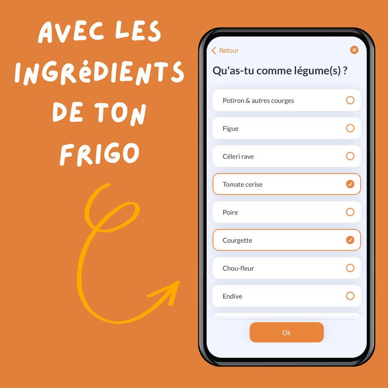 Coaching recette quotidien & sportif - Application de cuisine nutrition 6 mois