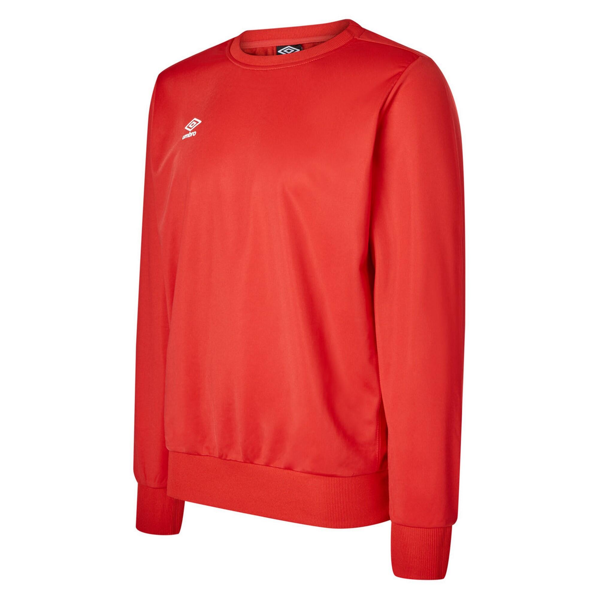 UMBRO Mens Polyester Sweatshirt (Vermillion)