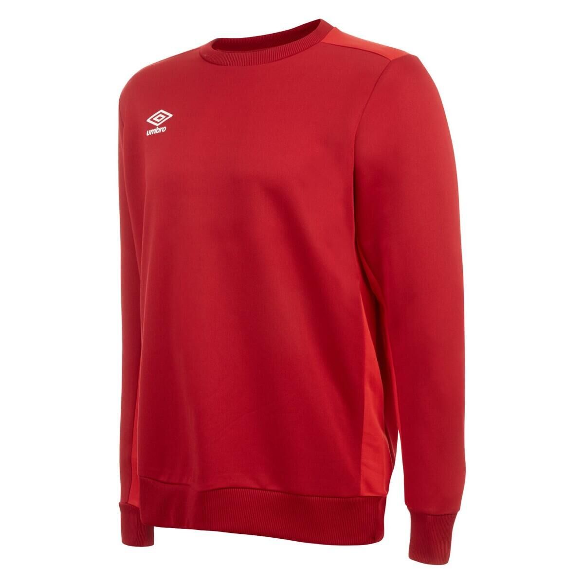 UMBRO Mens Polyester Training Fleece (Jester Red/Vermillion)